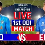 IND vs ENG U19 World Cup 2025