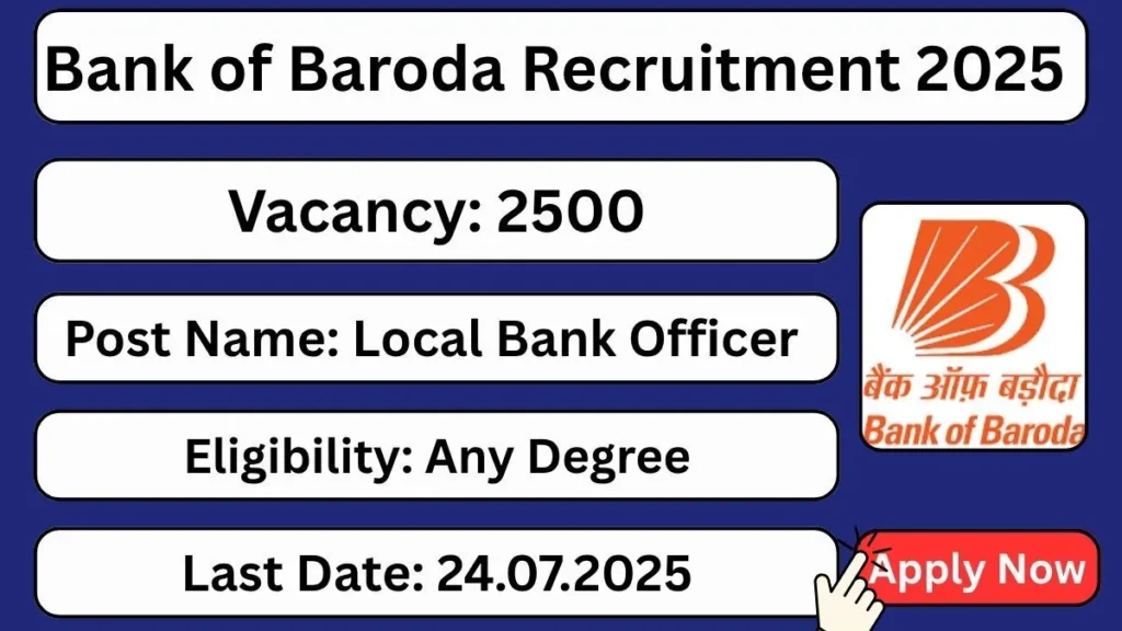 Bank of Baroda LBO Recruitment 2025