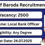 Bank of Baroda LBO Recruitment 2025