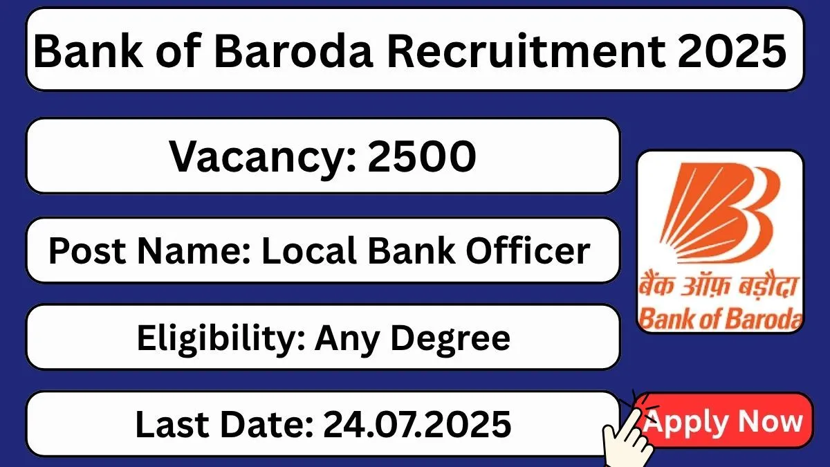 Bank of Baroda LBO Recruitment 2025